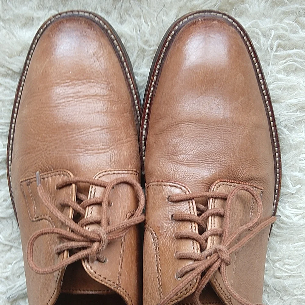 Public Opinion Men's Oxford Brown Dress Shoes Size 11